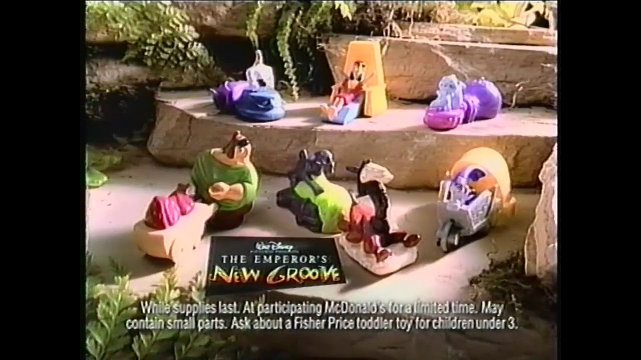 McDonald's The Emperor's New Groove Happy Meal Toys TV Commercial - 2000