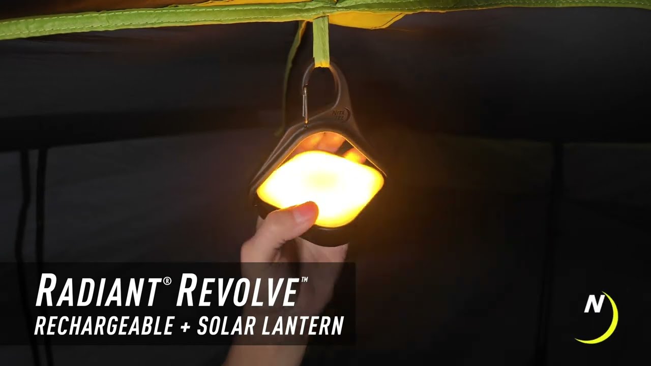 Preview of Nite Ize Radiant Revolve Rechargeable + Solar Lantern Video