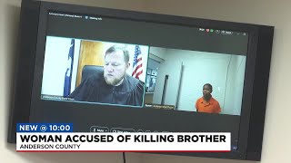 Officials: Woman accused of killing brother in Anderson Co.