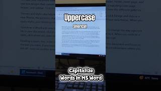 MS Word me Text Capitalize kaise kare | Shift + F3 Shortcut Trick | Sufa Educational Hub