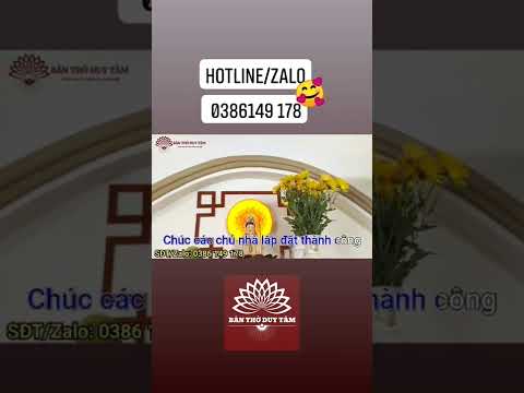 Video Mẫu Bàn Thờ Phật Đẹp 7 Tấc Treo Tường Cho Phòng Khách... - youtube