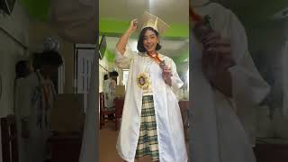 DI PA NAKUHA YUNG LIP SYNC HHAHAHAHAHAHAHAHAH #graduation  #yellowichin #shorts