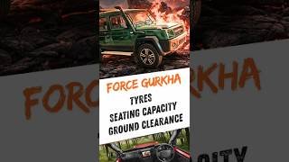 Force Gurkha Seating, Ground Clearance & Tyres 🔥 Real Off-Road Specs Explained!