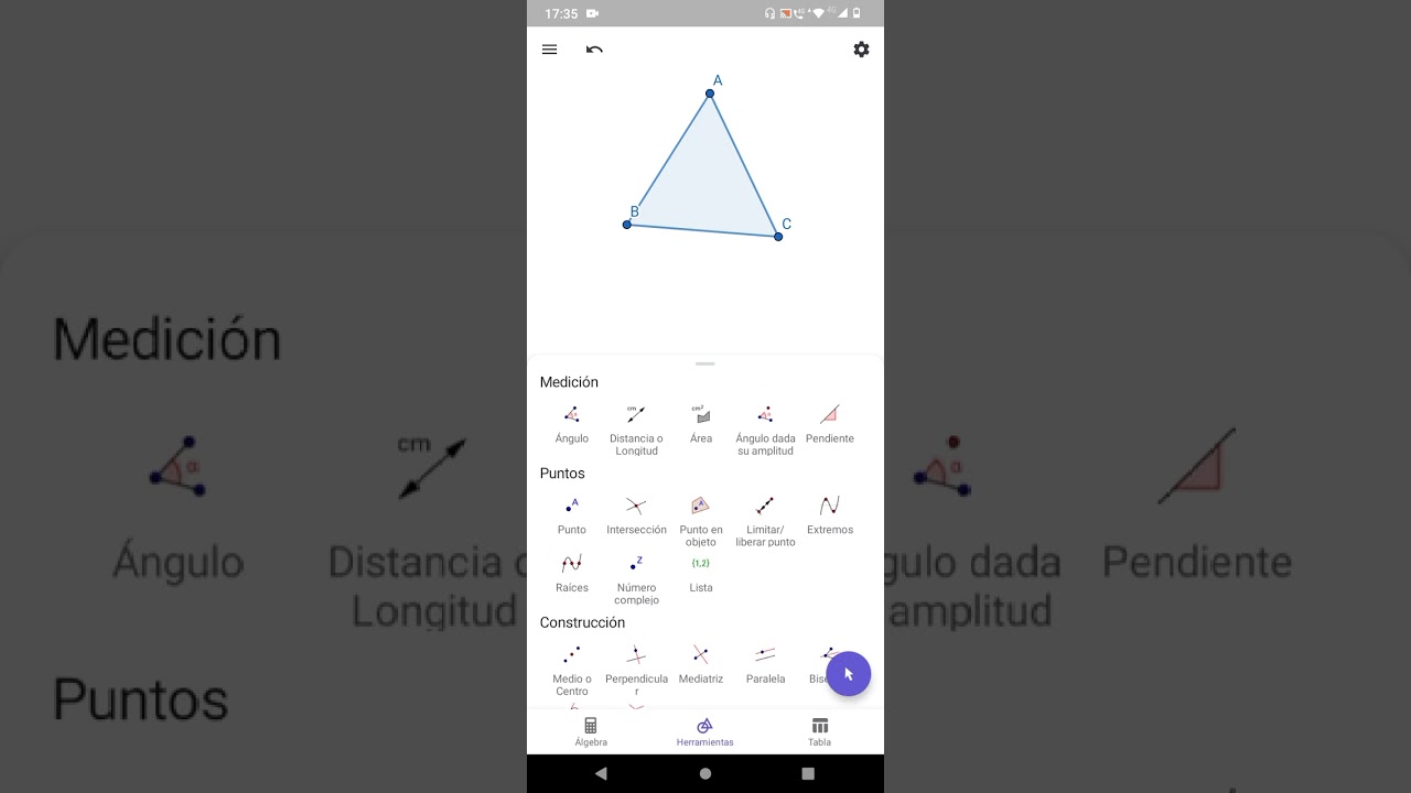 &Aacute;rea de un pol&iacute;gono con Geogebra