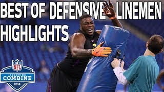 Best of Defensive Linemen Workouts! | NFL Combine Highlights