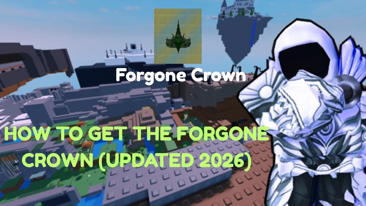 HOW TO GET THE FORGONE CROWN EASY! (SHADOVIS RPG UPDATED 2026!)