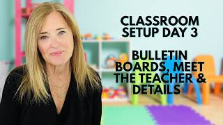 Preschool Classroom Setup: Bulletin Boards, Linear Calendar & Meet the Teacher Prep!