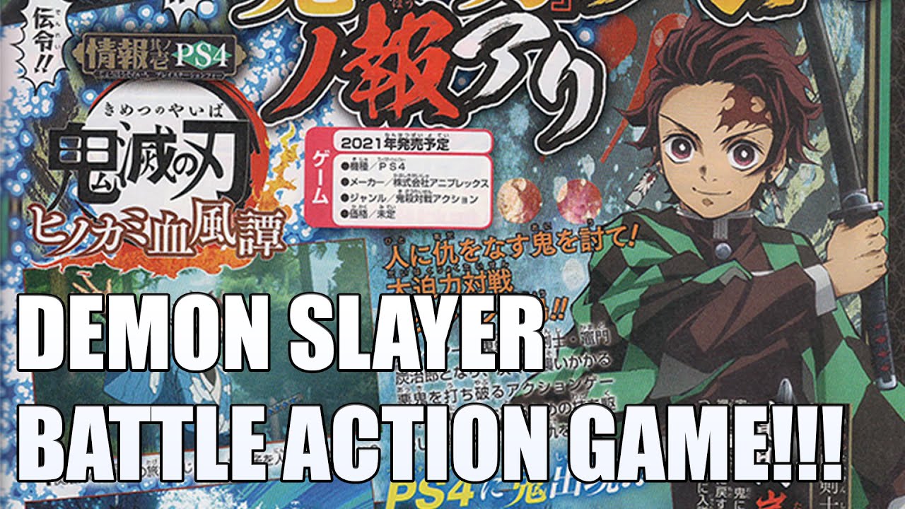 Kimetsu no Yaiba / Demon Slayer: Hinokami Keppuutan - VJUMP SCAN DETAILS | PS4 BATTLE ACTION GAME!!!
