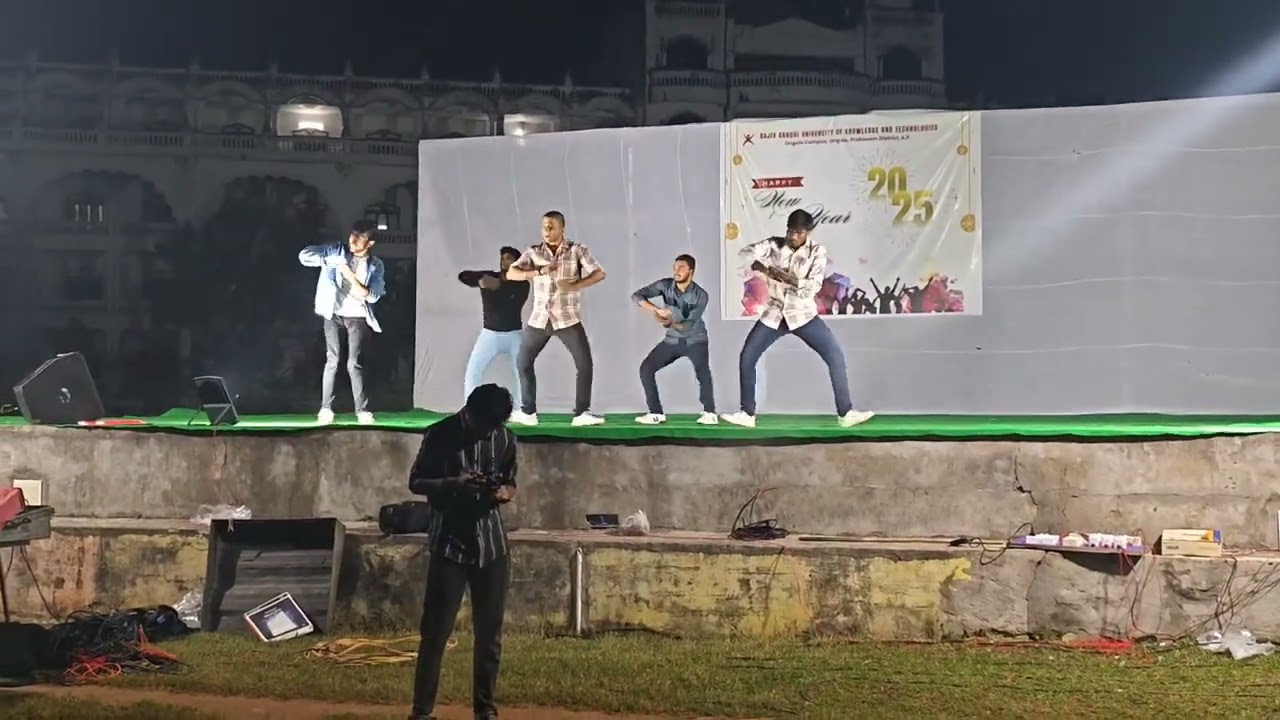 Rgukt iiit Ongole New year dance  performance