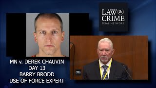 MN v. Derek Chauvin Trial Day 12 - Barry Brodd - Use Of Force Expert