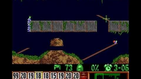 Lemmings - Tricky Level 9 Solution