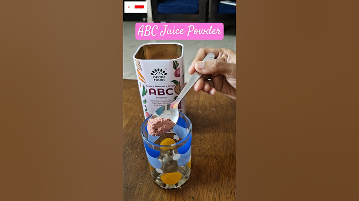 ABC Juice Powder in Milk | Divine Foods | Apple Beetroot Carrot #ytshorts
