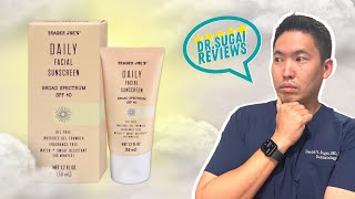 Dermatologist Reviews: Trader Joe’s Daily Facial Sunscreen aka their Supergoop! Unseen Dupe