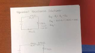 Calculating Equivalent Resistance in a Series Circuit Examples