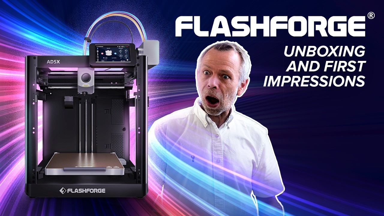 Flashforge AD5X Unboxing and First Impressions - The Best Beginner