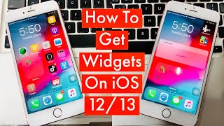 HOW TO ADD Widgets iOS 15/14 TO iPHONE iOS 12/13 6/6P/5/5S screenshot 4