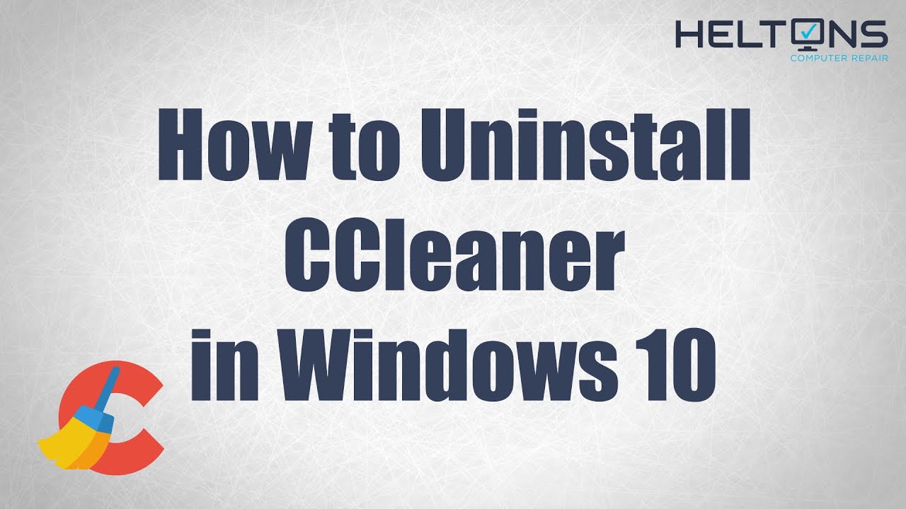 uninstall ccleaner download