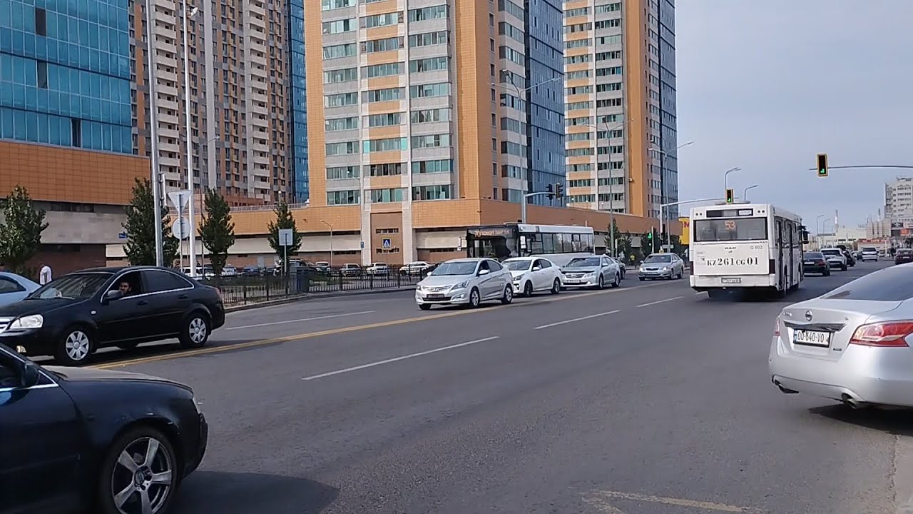 Астана. G002 Man A74 маршрут 53 и G012 Man A74 маршрут 70