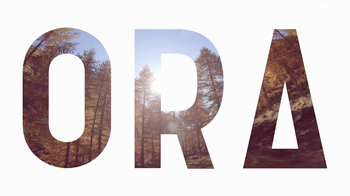 ORA - video ufficiale