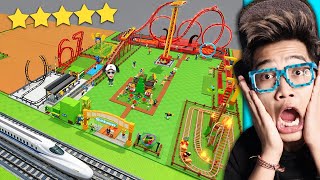 KEREN! Kita Bikin Taman Bermain WAHANA Terbesar Bintang 5 di ROBLOX!!!