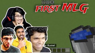 YouTuber first MLG in Minecraft😈|@GamerFleet|@TechnoGamerzOfficial|@YesSmartyPie|@Mythpat|