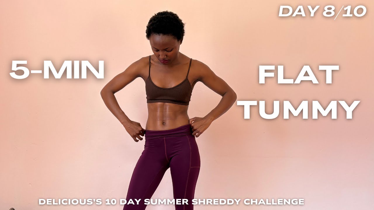 5-минутная глубокая тренировка нижней части корпуса || День 8 10-дневного летнего марафона «Шредд...