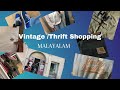 Vintage shopping vlog  thrift shopping  mens fashion malayalam