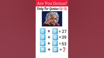 Genius IQ Test-Maths Puzzles | Tricky Riddles | Maths Game | Paheliyan with Answers #shorts #maths
