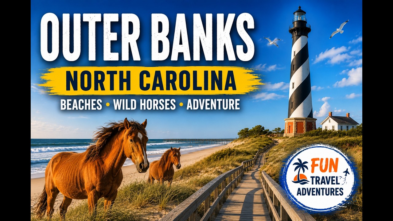 Outer Banks, North Carolina Travel Guide | Beaches, Wild Horses, Lighthouses & Family Adventures