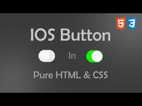 IOS Button using pure HTML & CSS | CSS Effects