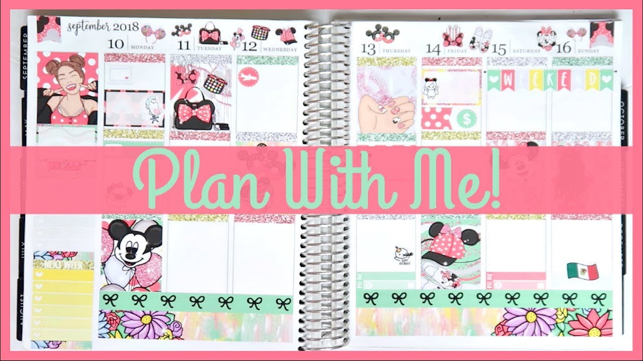 Plan With Me! Bows Before Bros printable | BeaYOUtiful Planning - YouTube
