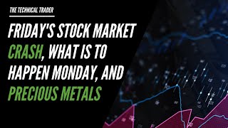 Friday's Stock Market Crash, What Is To Happen Monday, And Precious Metals