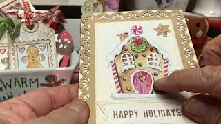 Gift Card holder:  Christmas Cards.. #satmornmakes with Jill Norwood!