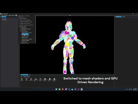 Vulkan/C++ Engine Showcase #2 | Deferred Rendering | Mesh Shaders