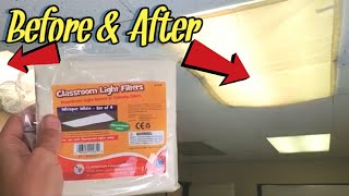 Fluorescent Light Soft Diffuser Filters Before & After (10 Seconds Setup) screenshot 2