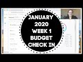 Week One Budget Check In | January 2020 | EveryDollar |