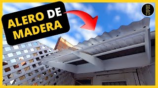💡IDEA DIY | Cómo HACER ALERO DE MADERA para PUERTAS by Háblame De Crear 1,425 views 1 month ago 8 minutes, 3 seconds