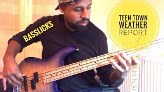 Video thumbnail of "Weather Report (Jaco Pastorius) - Teen town (Cover) | Jouer De La Basse"