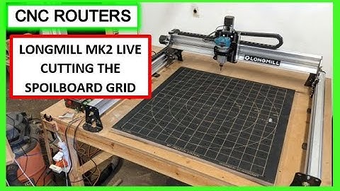 CNC Router Live Longmill MK2 Spoilboard Grid Making DIY