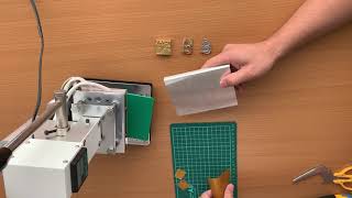 【ホットスタンプ】アルミプレートへの焼印・刻印の取り付け方