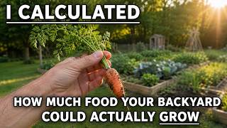 I Calculated How Much Food Your Backyard Could Actually Grow (Personalized Report)