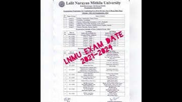#shorts lnmu exam Date 2021-2024