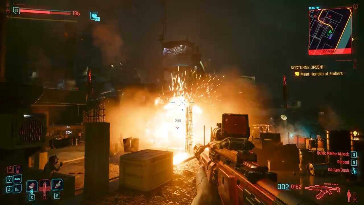 Cyberpunk 2077 gangs fight 