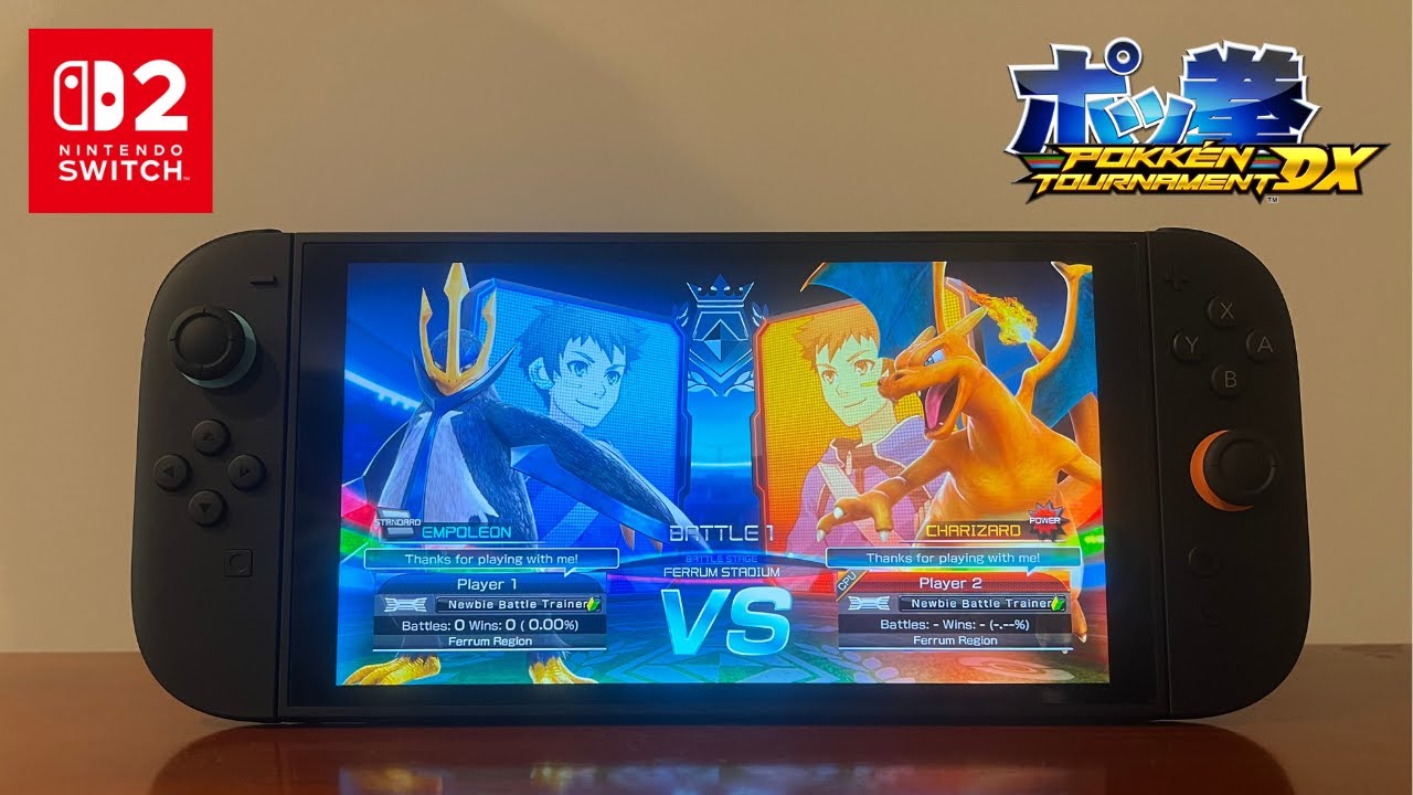 Pokkén Tournament DX – Nintendo Switch 2 Handheld Gameplay