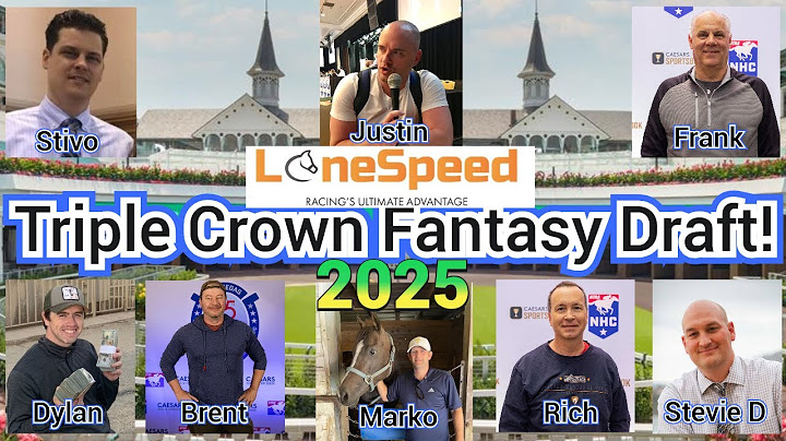 LoneSpeed Triple Crown Draft! 2025