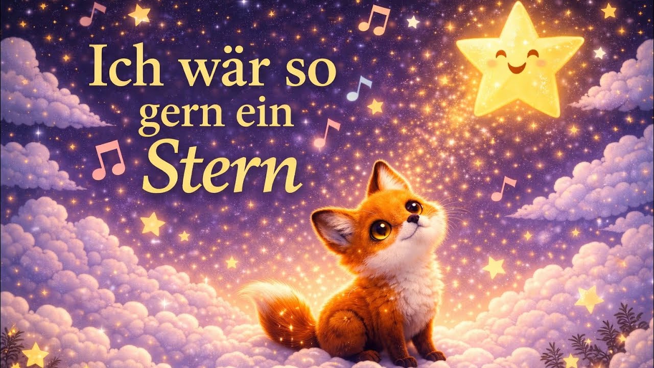 Ich wär so gern ein Stern | Schlaflied für Kinder