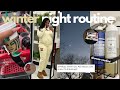 WINTER night routine 🫧🧖🏽♀️ | target shopping + haul, shower routine, wind down with me ♡