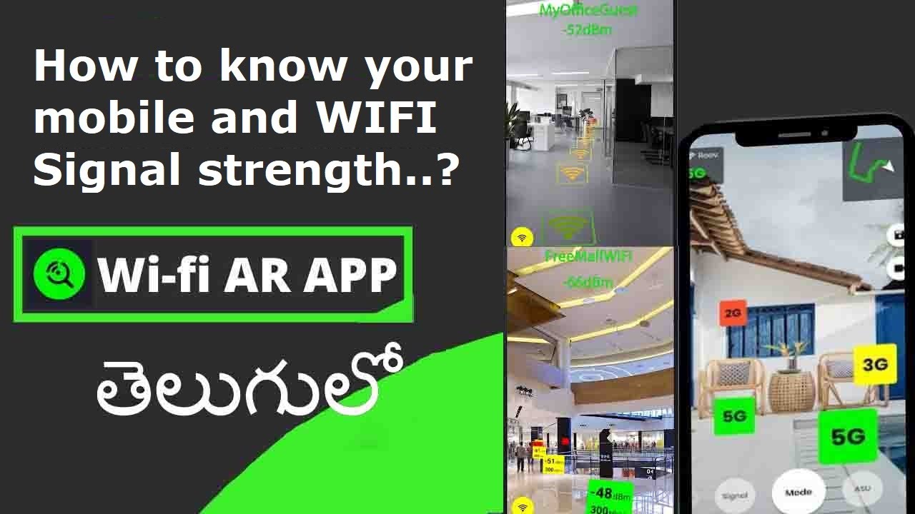 How to check signal strength of Mobile network and WIFI YouTube