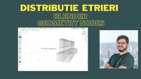 Generate stirrups for reinforcement concrete elements using Blender 3D and Geometry Nodes in seconds