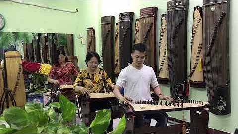 Đàn Tranh Thu Huệ_Hòa tấu Đoản Khúc Lam Giang. ( Ngọc Bích- Kevin Hiếu- Thu Huệ).